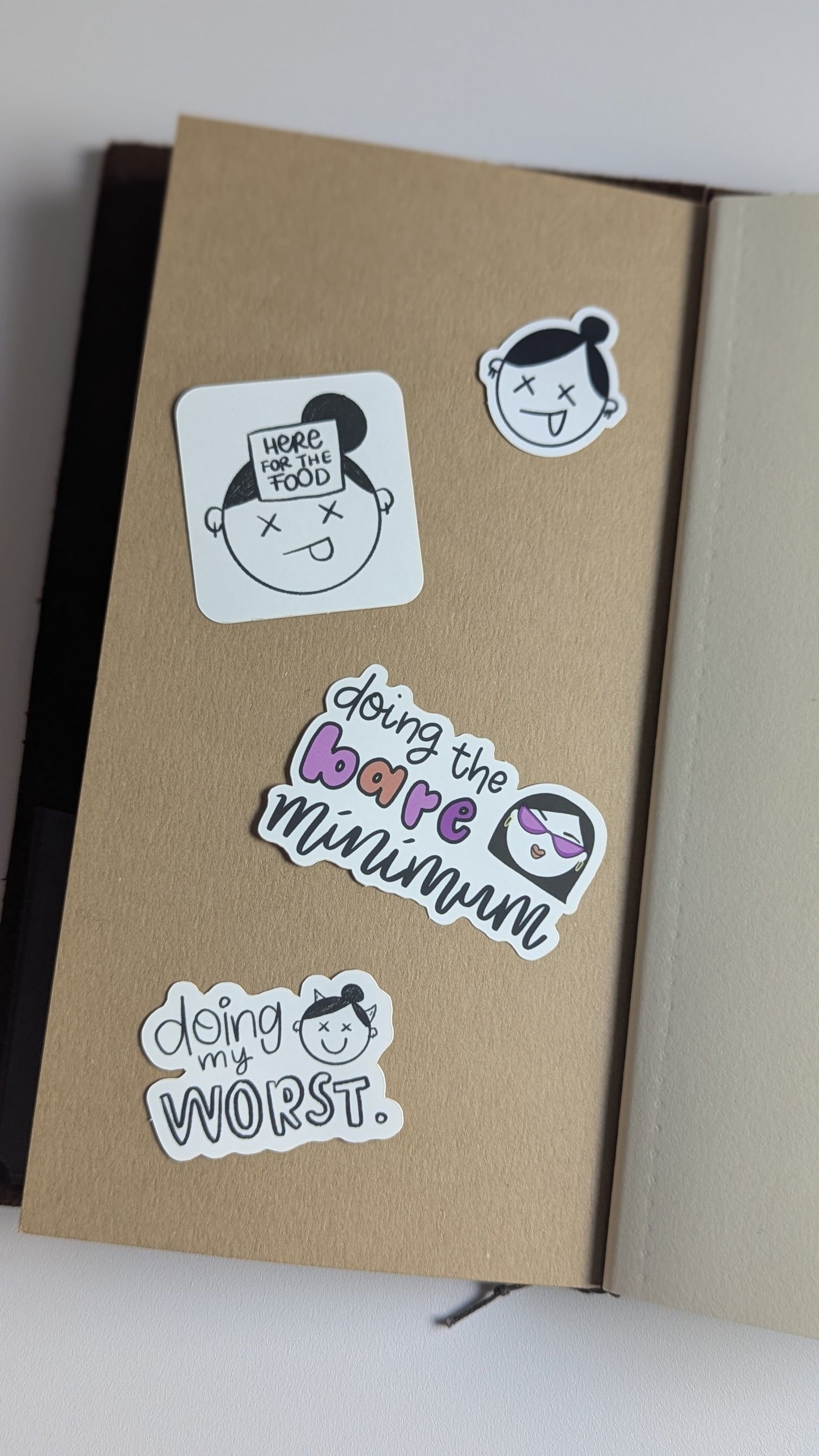 doing my worst - vinyl sticker